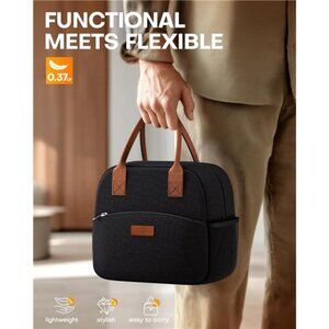 HOTOR Lunch Bag for Women & Men - Wear-Resistant & Leak-Proof Insulated Lunch